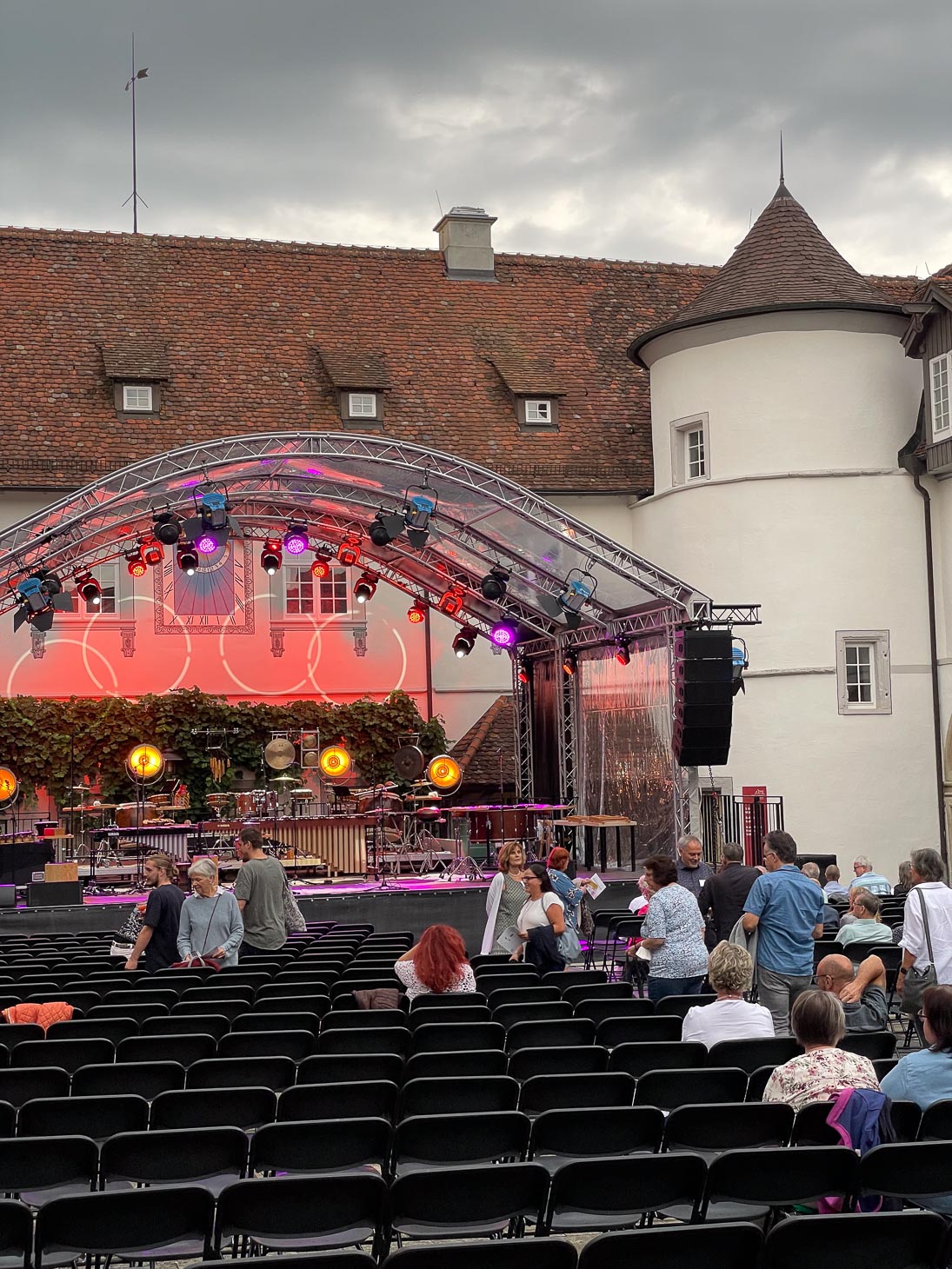 Lichttechnik Musik auf Schloss Filseck
