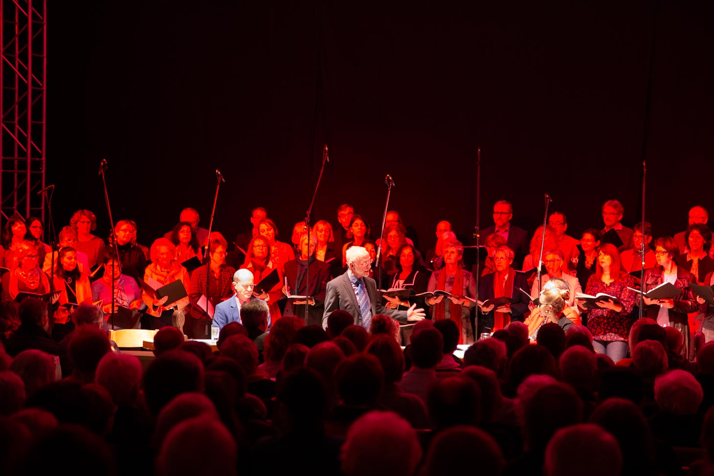 Licht- und Tontechnik für ein Chor Konzert