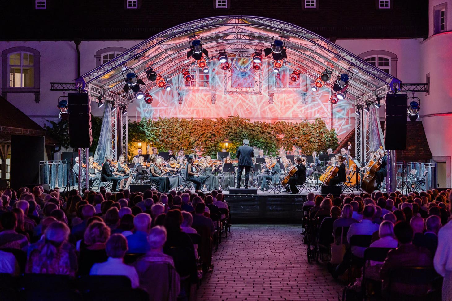 Lichttechnik Musik auf Schloss Filseck